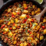 Mexican Ground Beef and Potato Skillet - One Pan Wonder in 35 Minutes