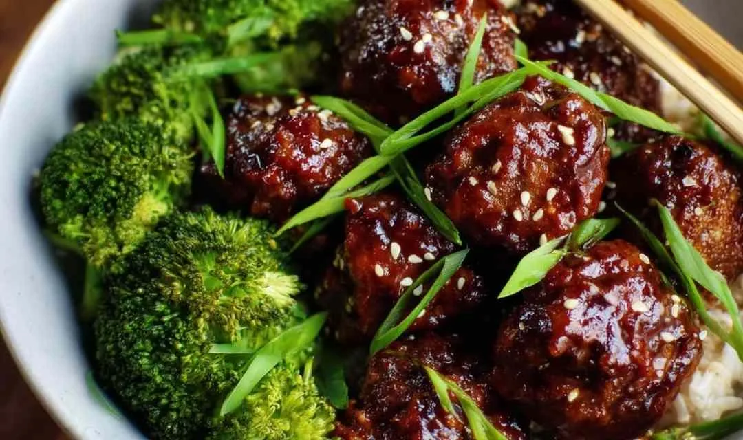 Mongolian Beef Meatballs – Sticky Sweet in Under 30 Minutes