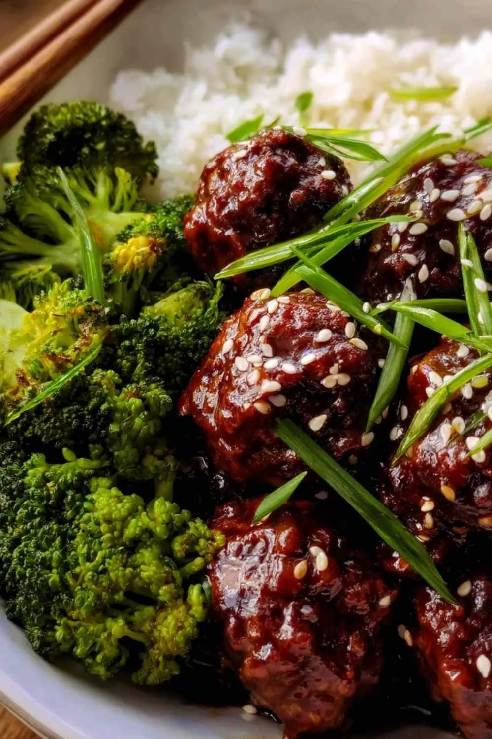 Mongolian Beef Meatballs - Sticky Sweet in Under 30 Minutes