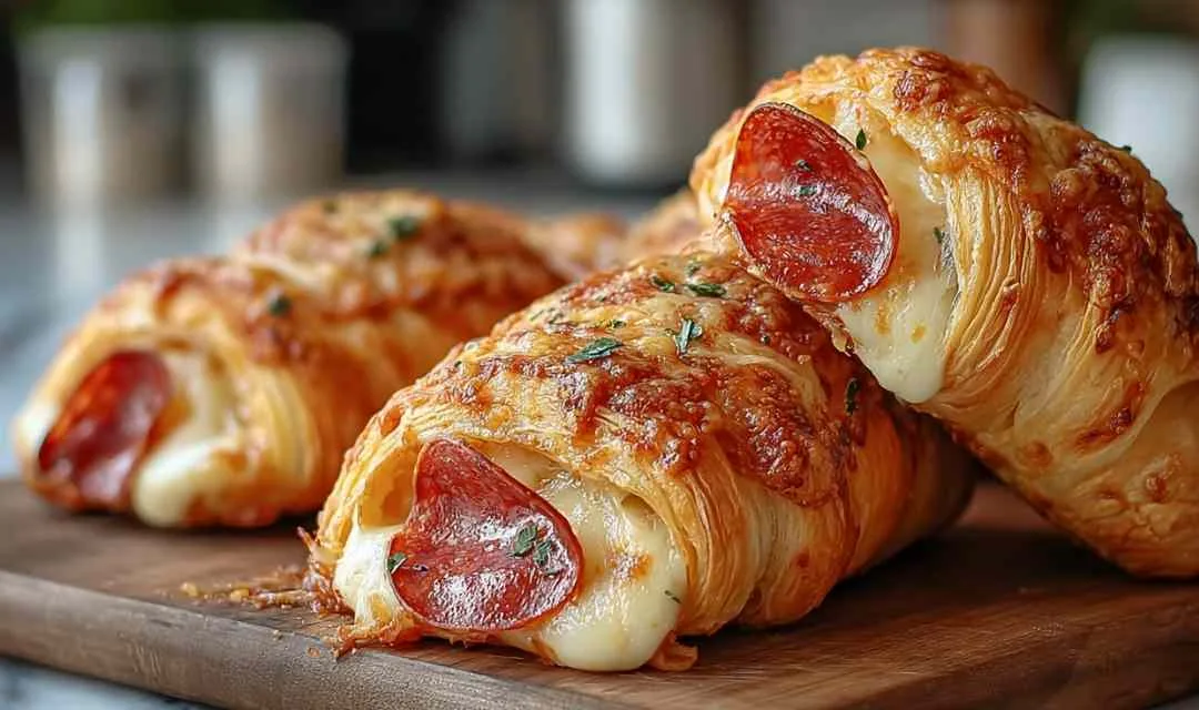 Mozzarella Pepperoni Croissant Rolls: Quick and Delicious Weeknight Dinner