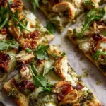 Pesto Chicken Flatbread