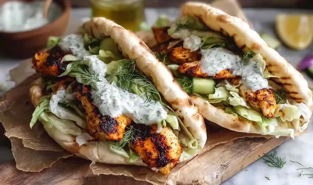 Sheet Pan Chicken Pitas with Herby Ranch