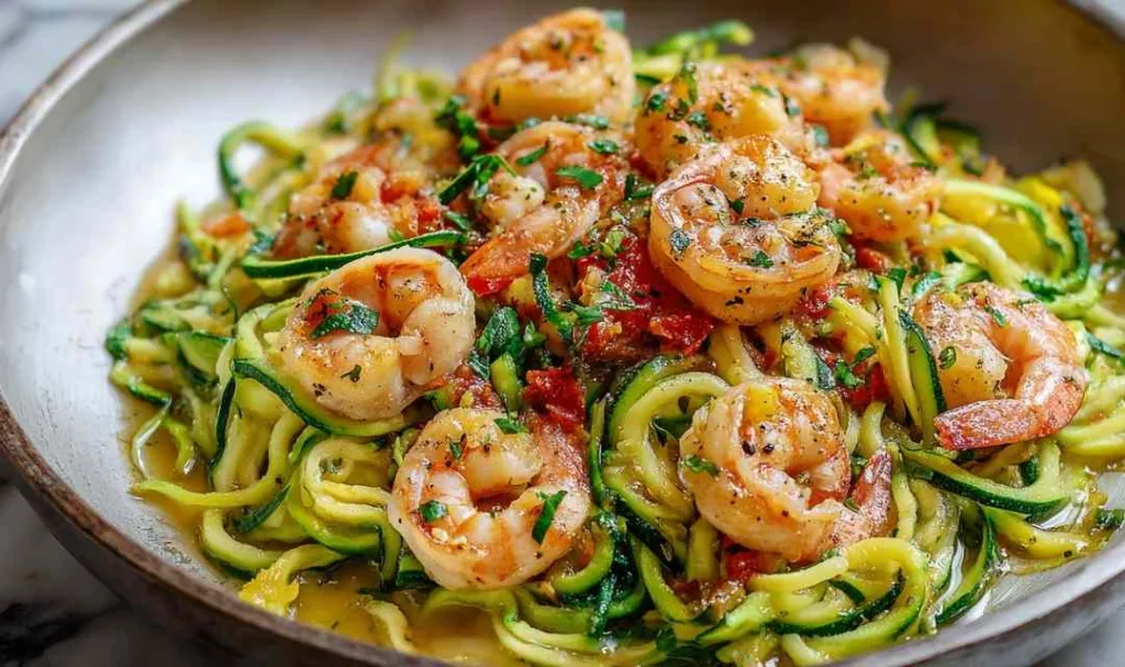 Shrimp Scampi With Zoodles Easy 20-Minute High-Protein Dinner
