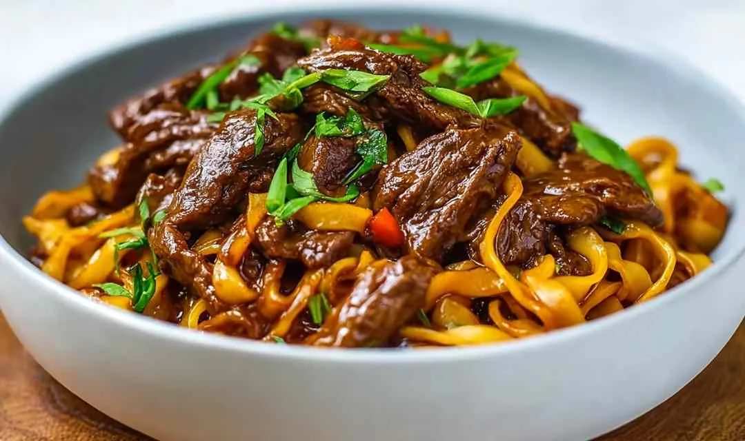 Slow Cooker Korean Beef Noodles – Hands-Off Comfort in Every Bite