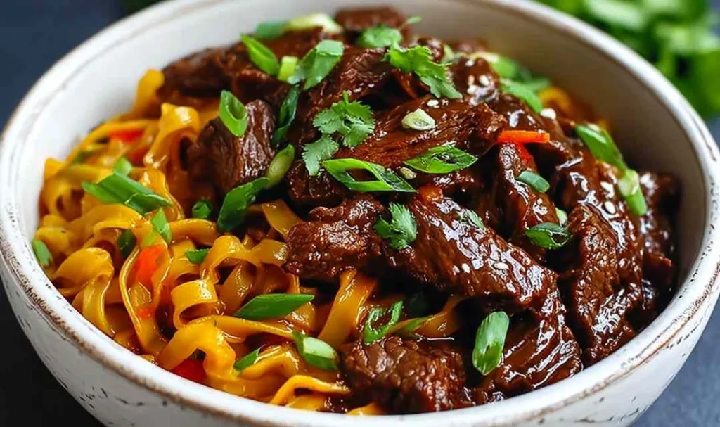 Slow Cooker Korean Beef Noodles - Hands-Off Comfort in Every Bite