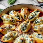 Spinach and Ricotta Stuffed Shells