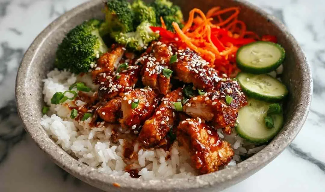 Sticky Chicken Bowls: Healthy 50-Minute Weeknight Dinner