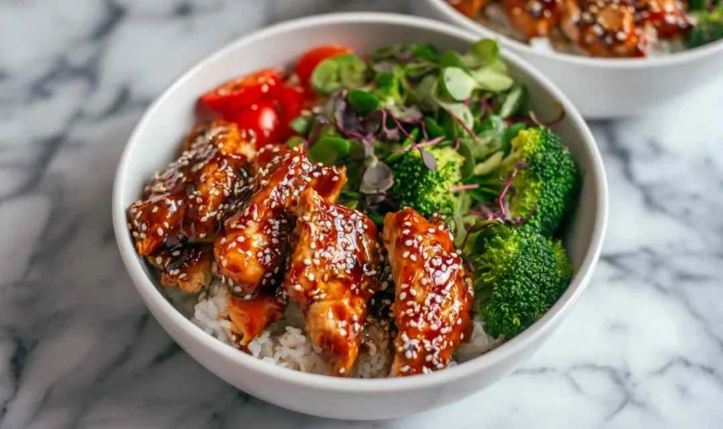 Sticky Chicken Bowls Healthy 50-Minute Weeknight Dinner