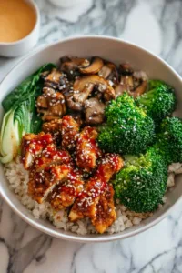 Sticky Chicken Bowls Healthy 50-Minute Weeknight Dinner