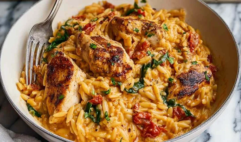 Sun-Dried Tomato Chicken Orzo