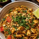 Thai Chicken Peanut Noodles