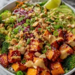 Thai Peanut Sweet Potato Buddha Bowl