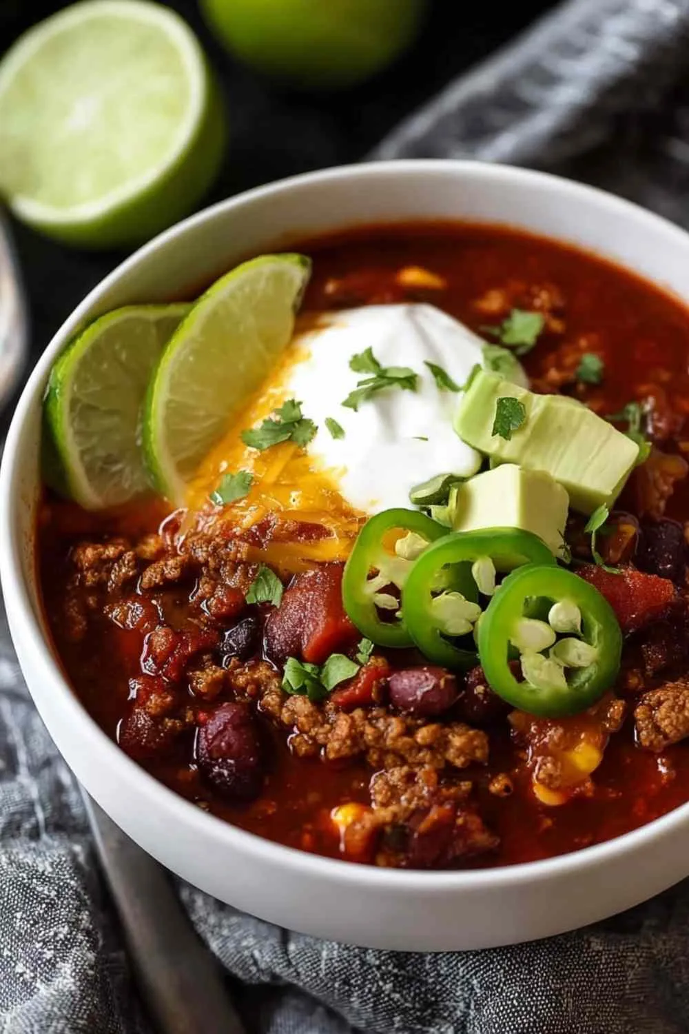 High-Protein Korean Beef Bowl with fried egg, scallions, and chilies over white rice
