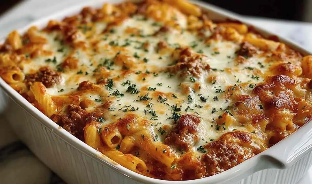 Ultimate Creamy Cheesy Baked Ziti