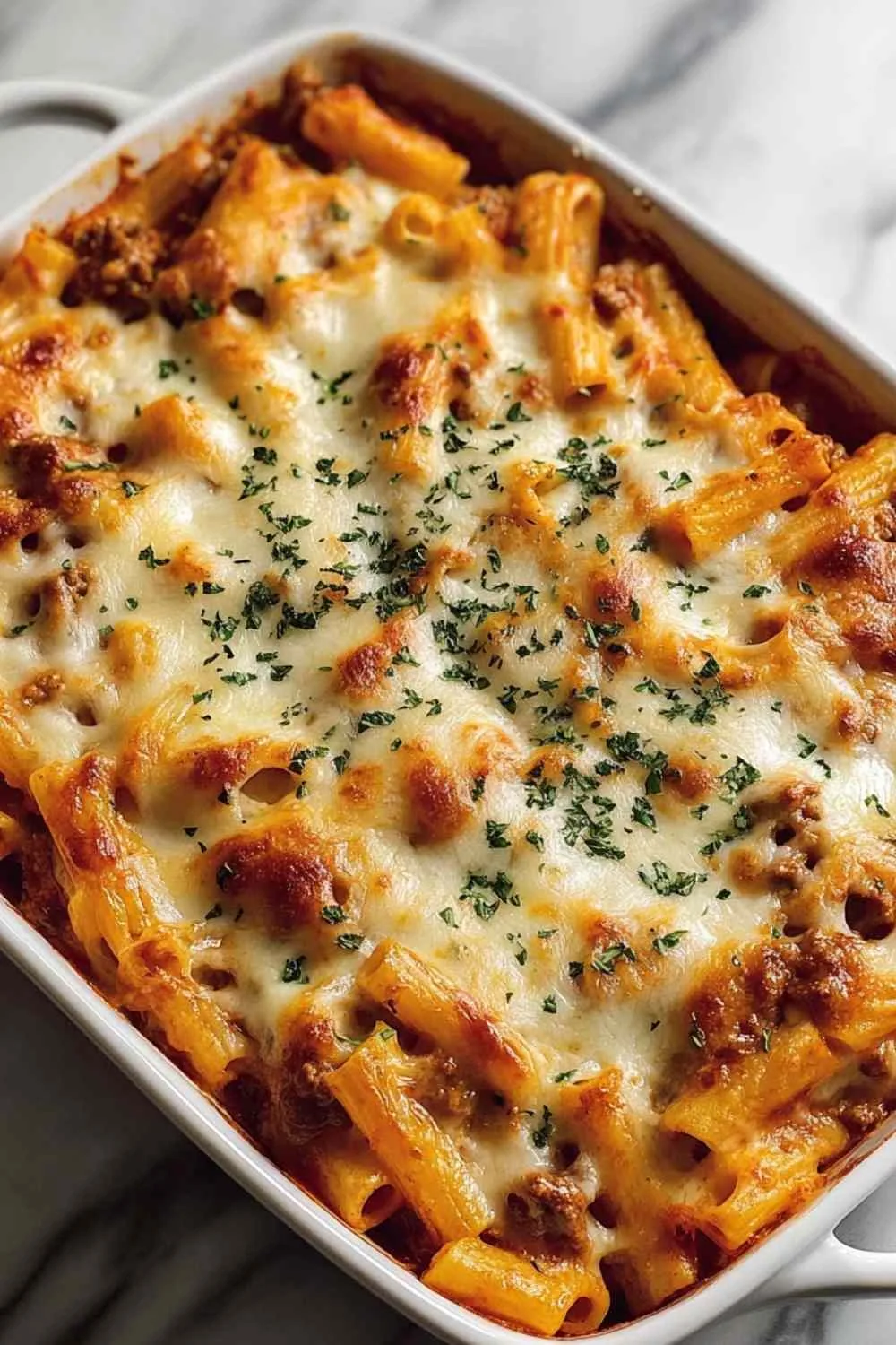 Ultimate Creamy Cheesy Baked Ziti