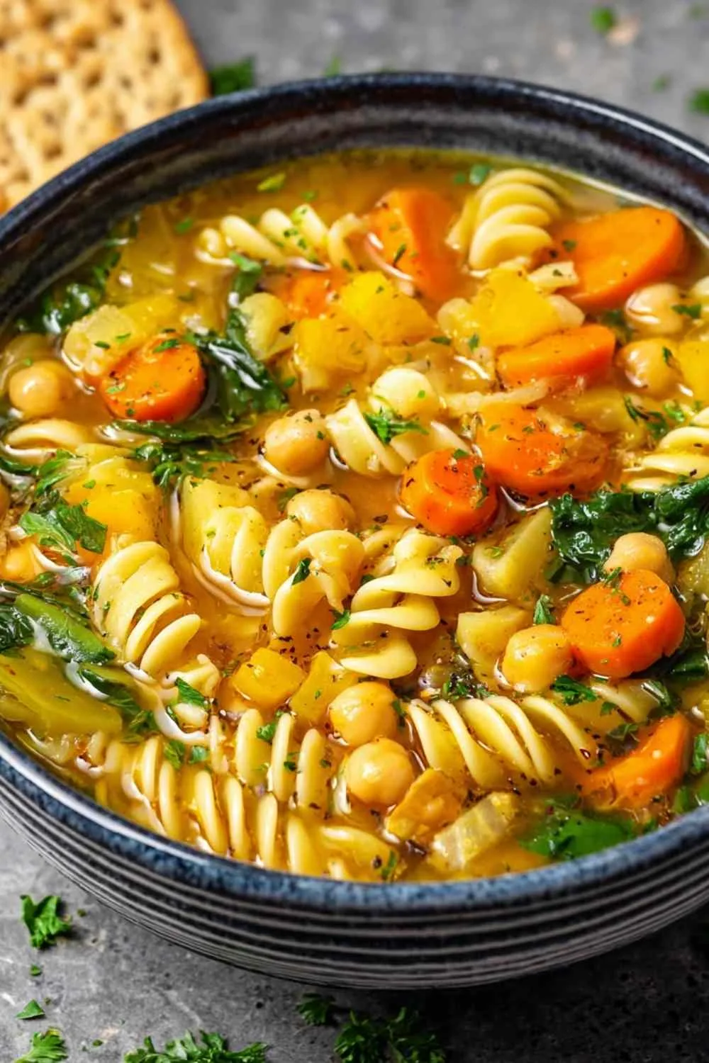 Vegan Chickpea Noodle Soup Comforting Plant-Based Bowl Ready in 30 Minutes