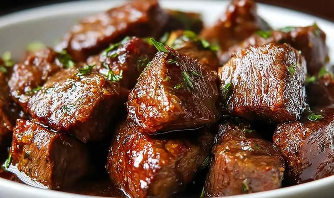 5-Ingredient Crockpot Steak Bites