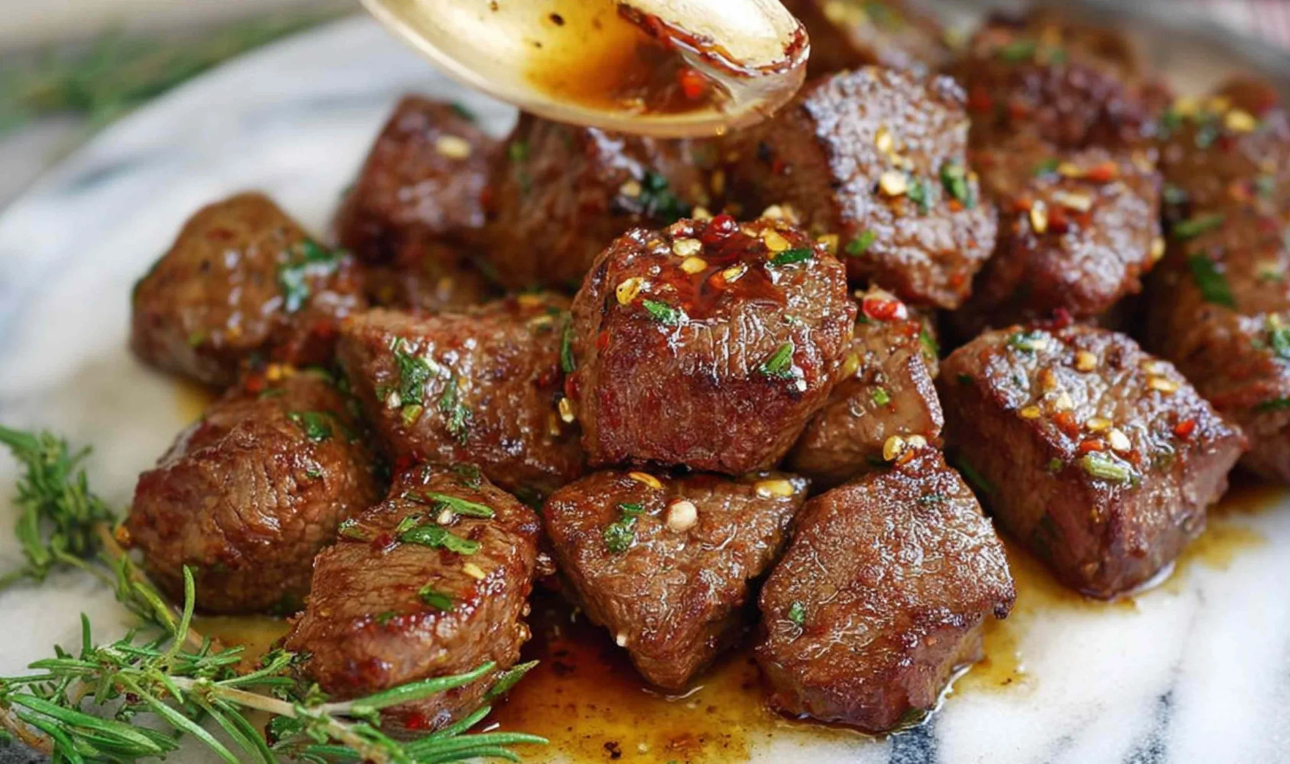 Air fryer steak bites