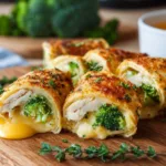 Broccoli Cheddar Chicken Rollups