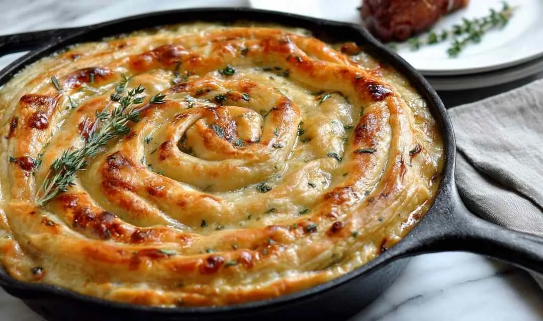 Cast Iron Skillet Chicken Pot Pie