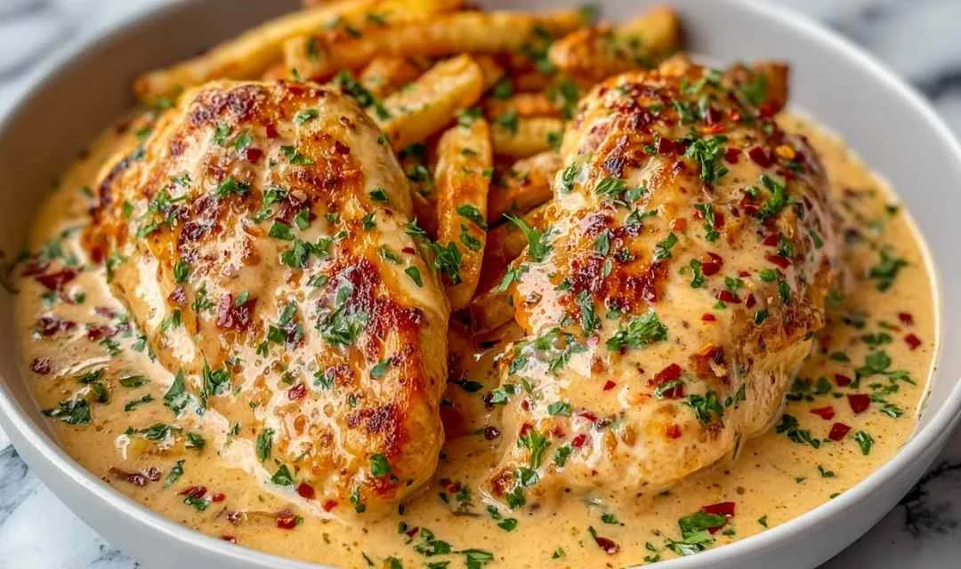Chicken Fillet Creamy Garlic Parmesan Sauce