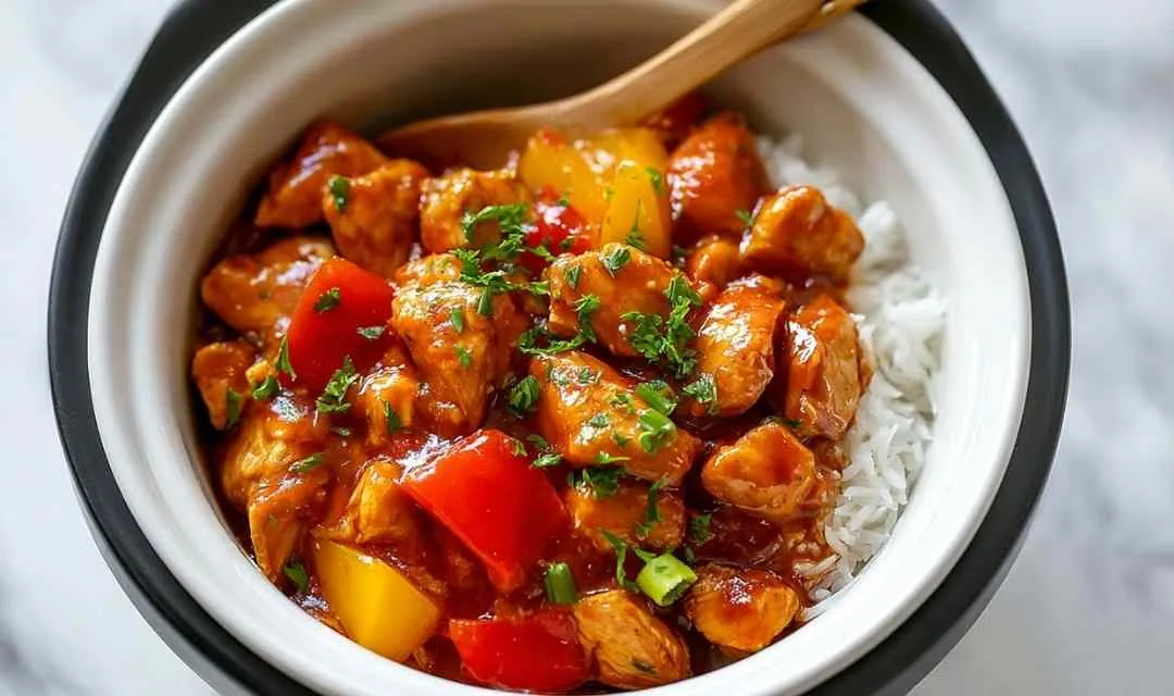 Crockpot Sweet and Sour Chicken