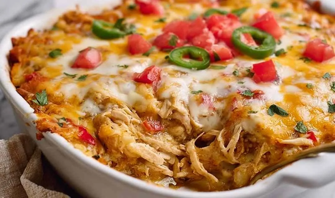 Easy Chicken Fajita Casserole Recipe