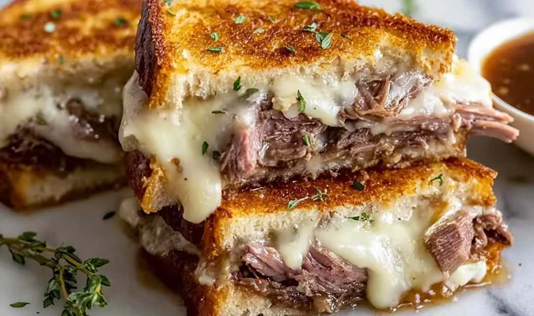 French Dip Grilled Cheese