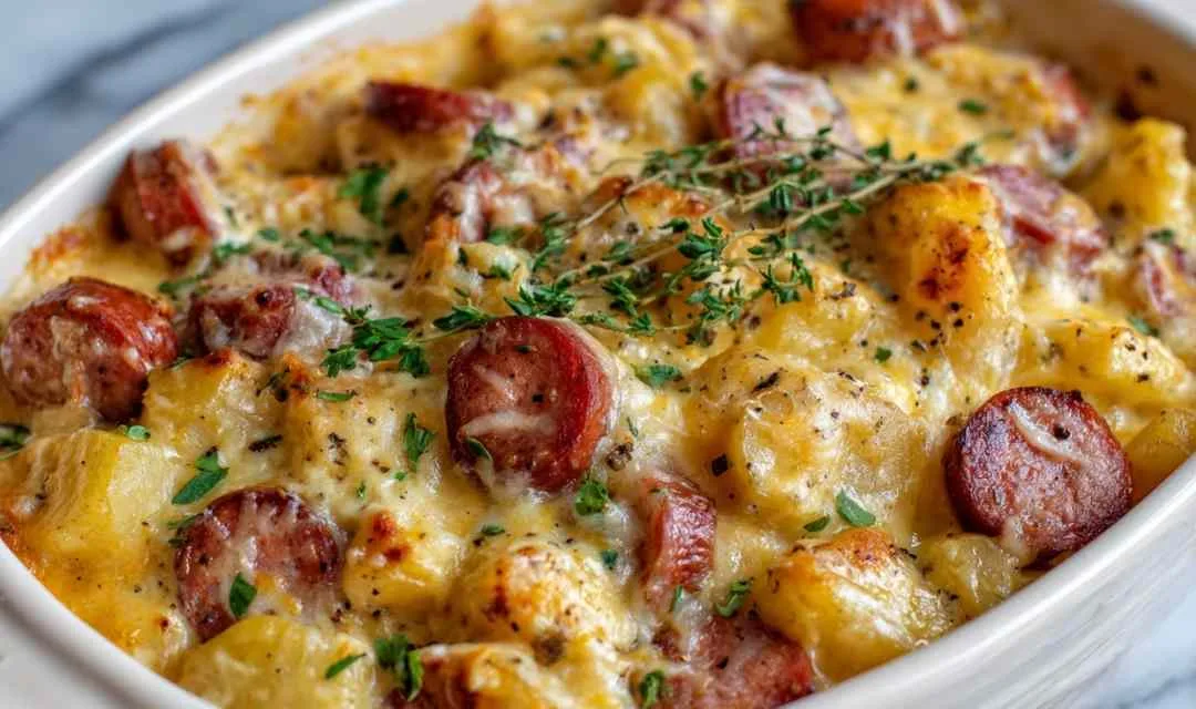 Kielbasa Potato Casserole