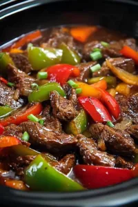 Pepper Steak in a Crock Pot