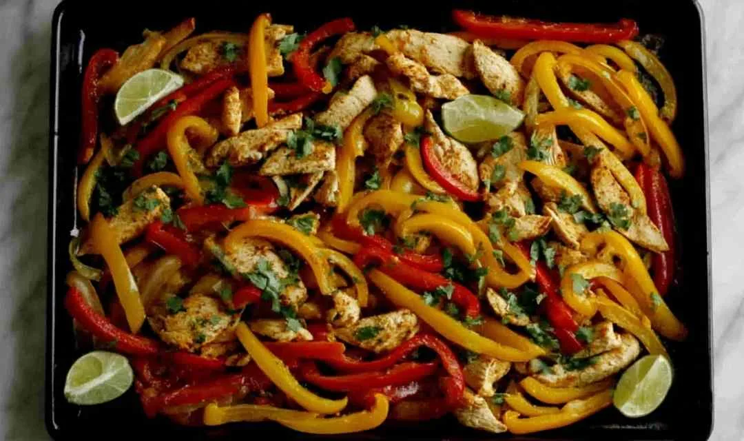 Sheet Pan Chicken Fajitas