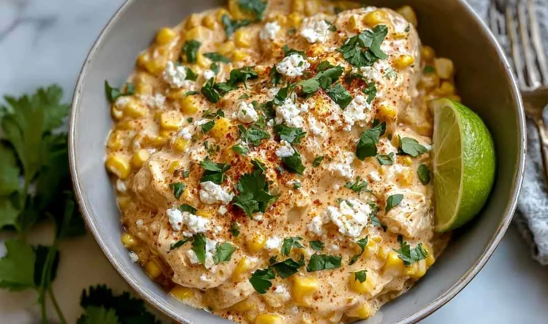 Slow Cooker Street Corn Chicken