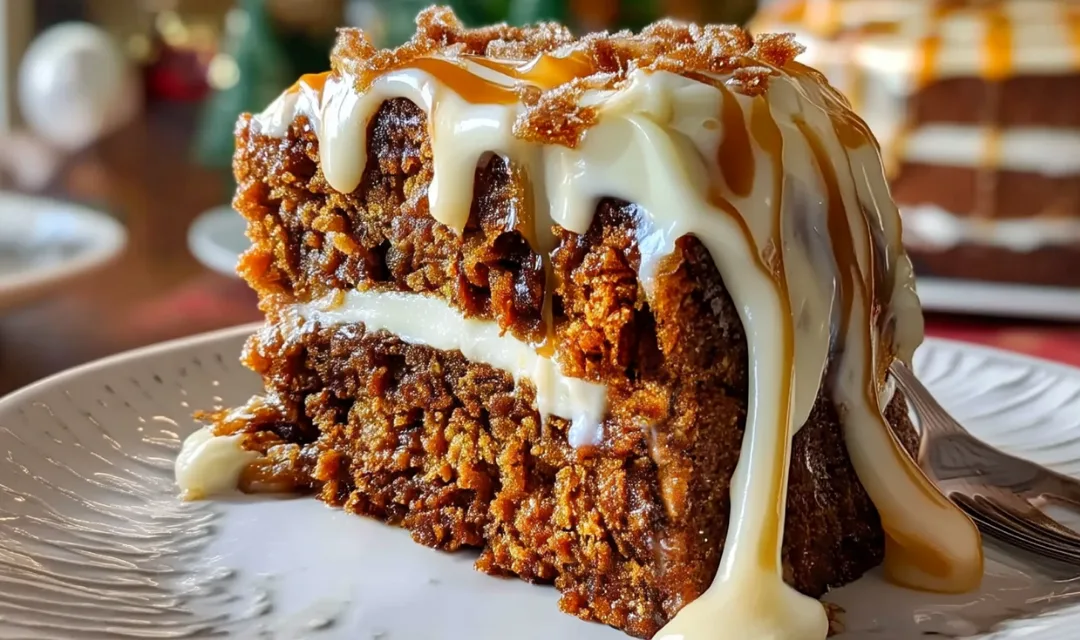 Gingerbread Cake with Cinnamon Molasses Frosting