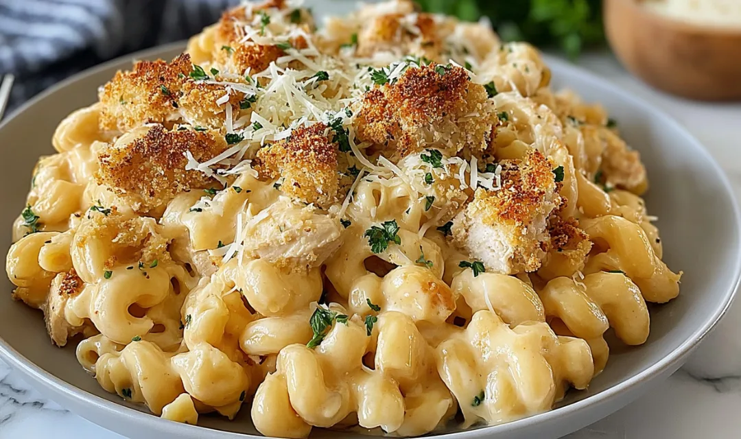 Creamy Chicken Mac and Cheese