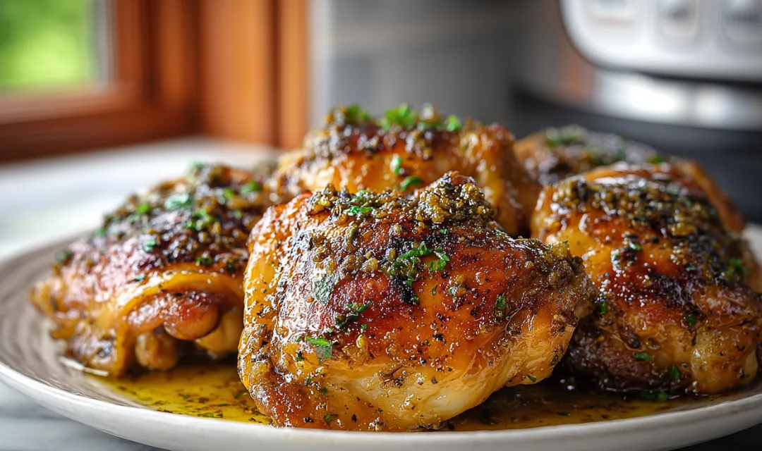 Brown Sugar Dijon Chicken Thighs