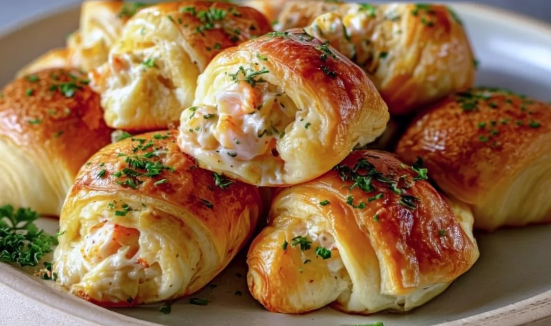 Shrimp and Crab Stuffed Crescent Bombs