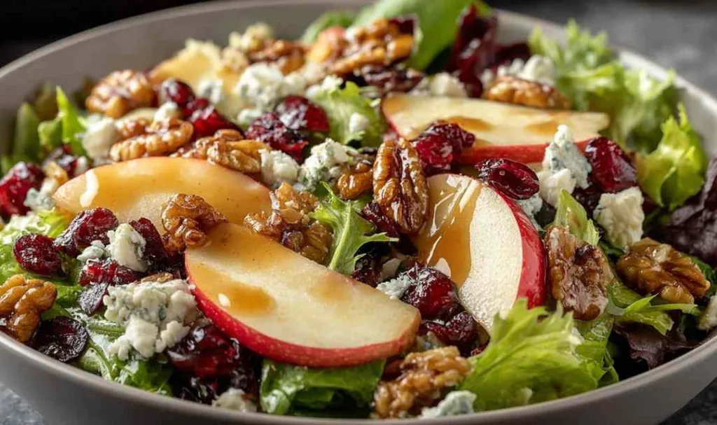 Apple Walnut Cranberry Salad 
