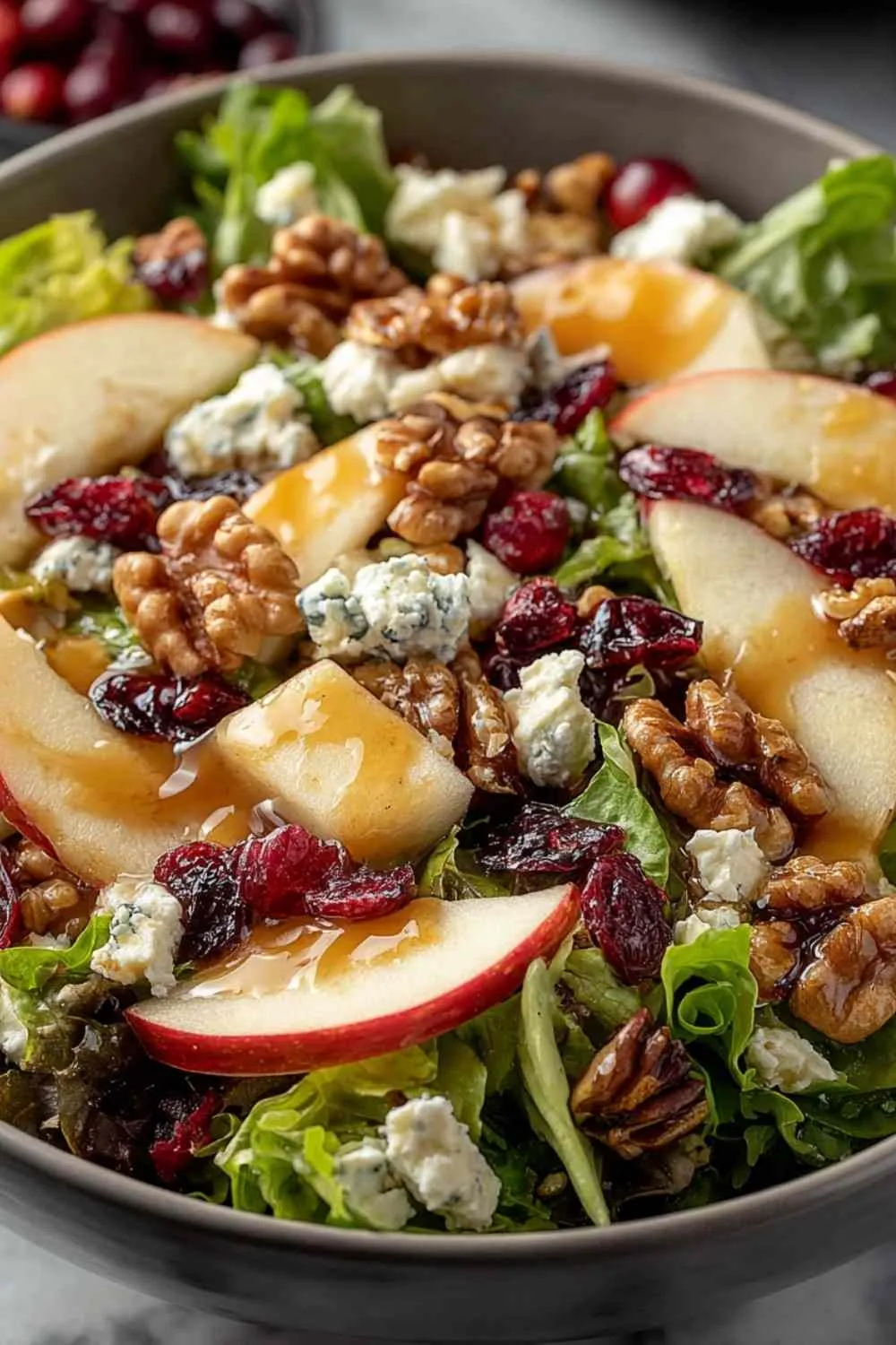 Apple Walnut Cranberry Salad