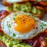 Avocado Bacon And Egg Toast