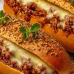 Baked Italian Sub Sandwiches