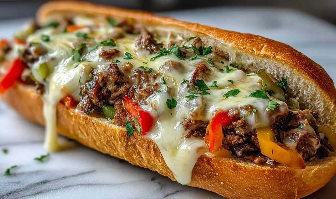 Cheesesteak Stuffed Garlic Loaf