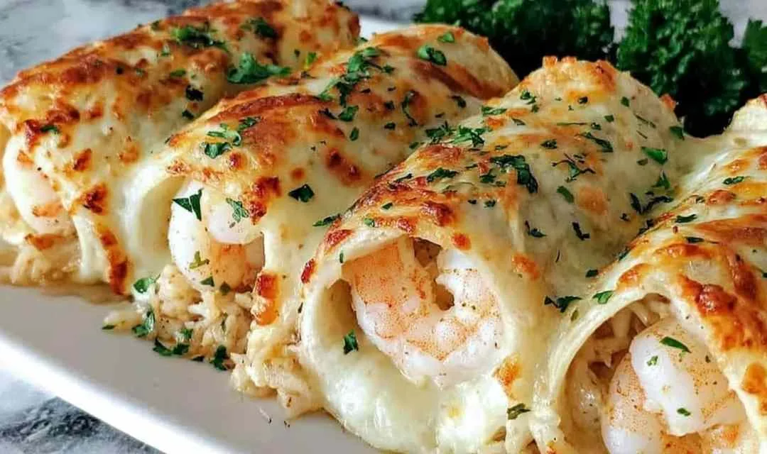 Cheesy Seafood Tortilla Bombs