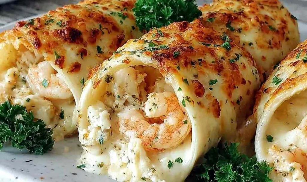 Cheesy Seafood Tortilla Bombs