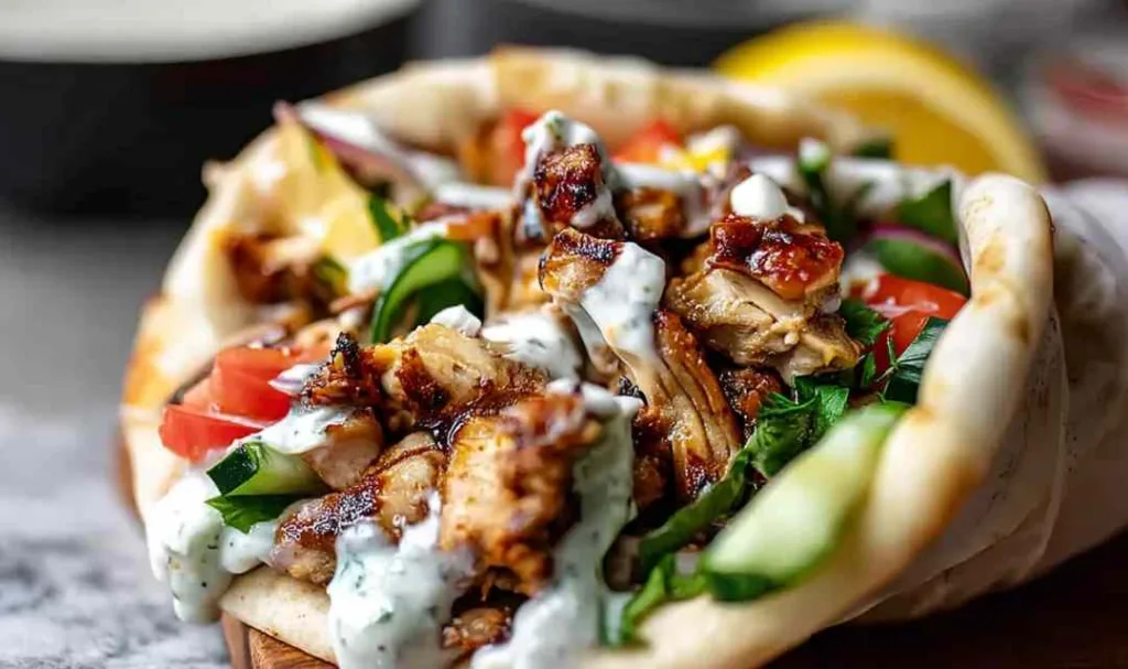 Chicken Shawarma Garlic Sauce