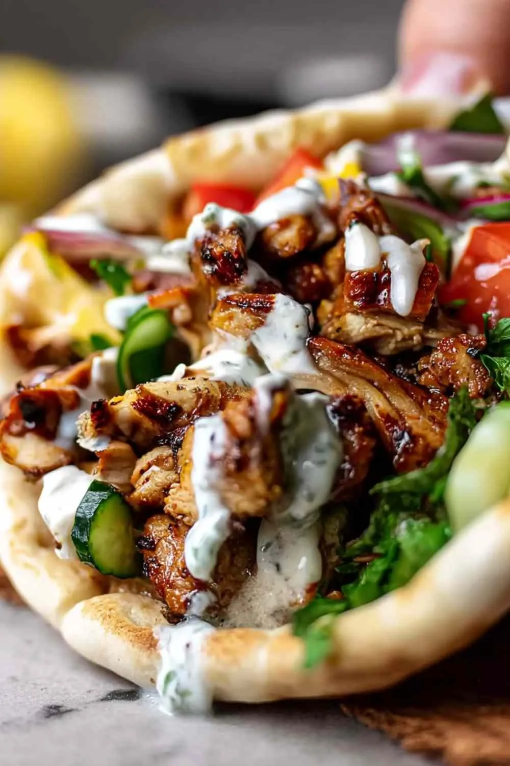 Chicken Shawarma Garlic Sauce