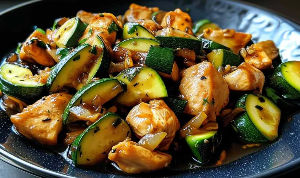 Chicken Zucchini Stir Fry