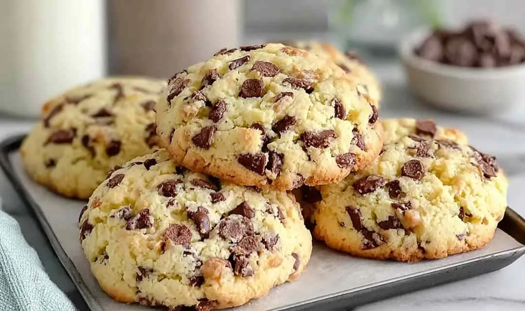 Chocolate Chip Toffee Shortbread Cookies