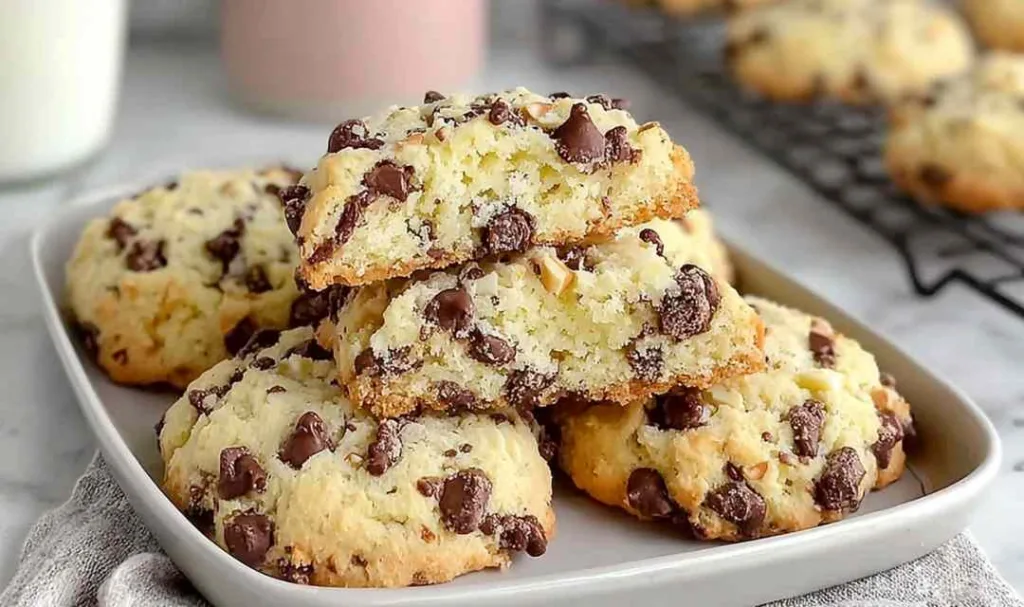 Chocolate Chip Toffee Shortbread Cookies That Melt in Your Mouth