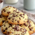 Chocolate Chip Toffee Shortbread Cookies That Melt in Your Mouth