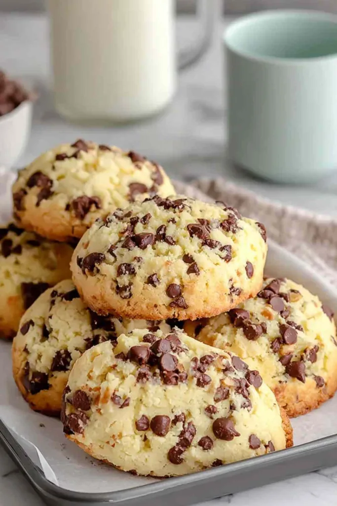 Chocolate Chip Toffee Shortbread Cookies That Melt in Your Mouth